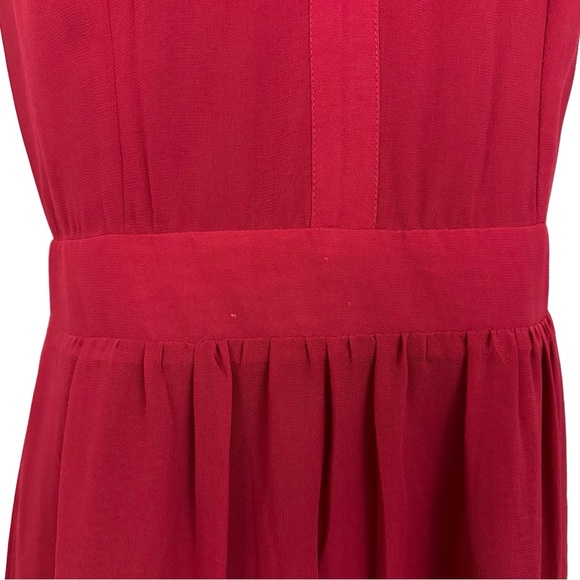 CITY CHIC | Ruby Red Dark Romance Lace Detail A-Line Cocktail Dress NWT XS/14 - Picture 7 of 16